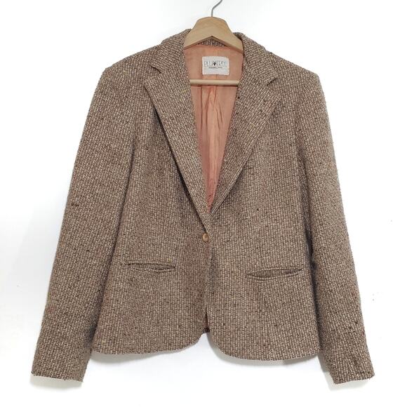 Plumtree Jackets & Blazers - Vintage PlumTree | Wool Blend Tweed Blazer Pockets Lining - see sizing